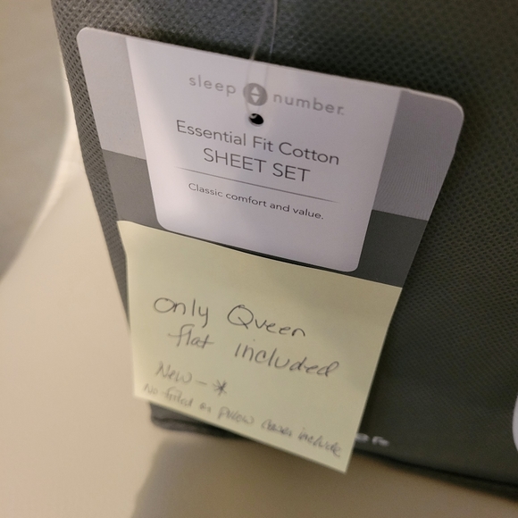 Sleep number flat sheet only queen size - Picture 4 of 4
